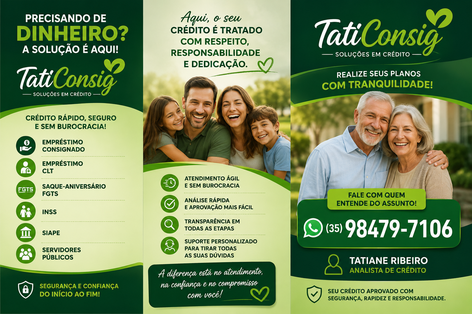 EMPRÉSTIMO CLT E SAQUE FGTS